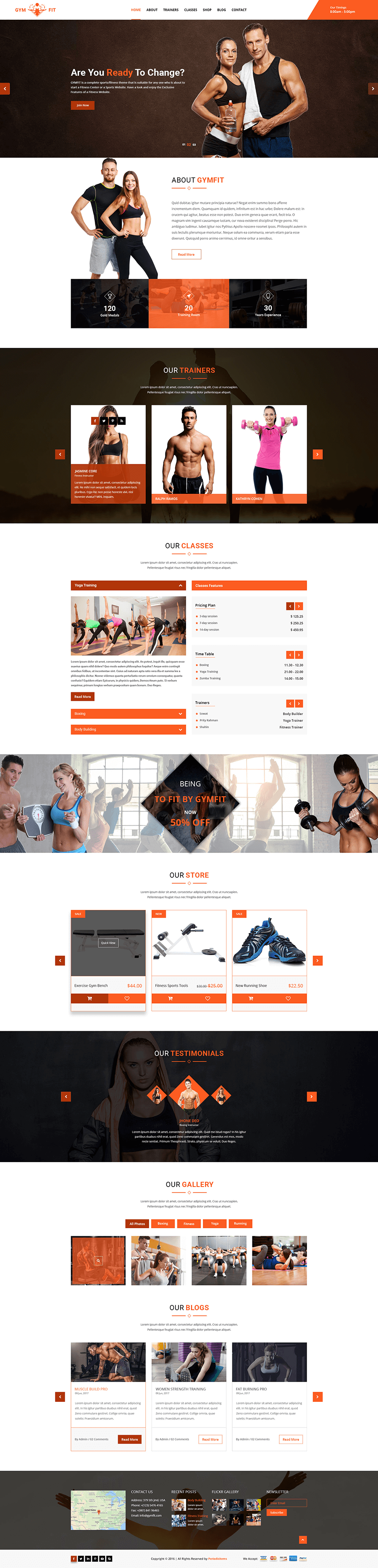 Thiết Kế Website Gym